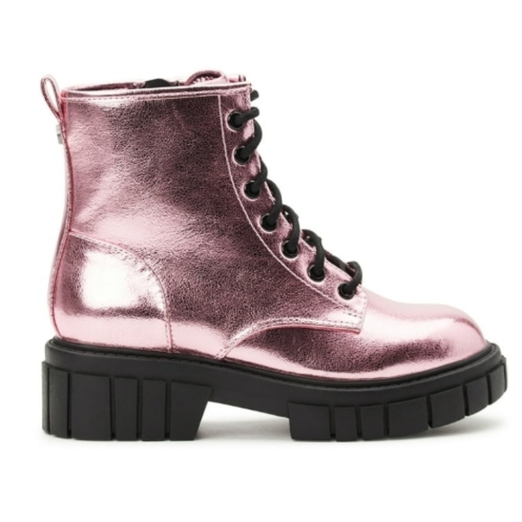 Girls Madden NYC Lug Bootom Combat Boot - Picture 3 of 15